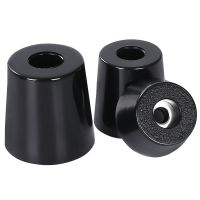 ♙ 10pcs Anti Slip Furniture Legs Feet Black Speaker Cabinet Bed Table Box Conical Rubber Shock Pad Floor Protector Furniture Parts