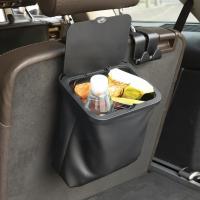 Universal Foldable Car Trash Can Garbage Bag Lid Auto Back Car Storage Rubbish Dustbin Accessories Waste Organizer Basket S E8B0