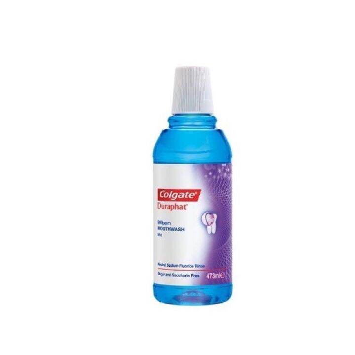 [Ready Stock] Colgate Duraphat Mouthwash (Alcohol Free) 900ppm 473ml