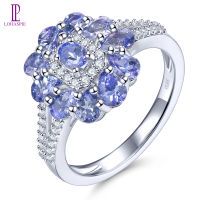 Silver S925 Original Natural Tanzanite Genuine Gemstone Women Jewelry Top Quality Birthday Gift