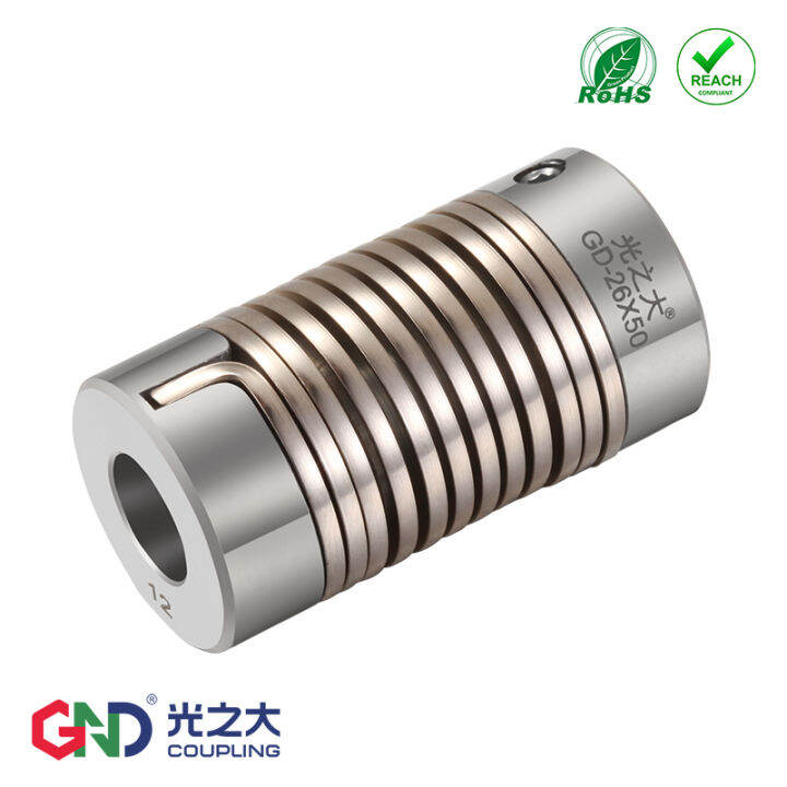 Coupler GND zinc alloy flexible shaft couplings for micro motor and encoder coupling setscrew