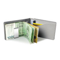 Korean Version Of The New Pu Wallet Creative Personality Colorful Clip Bag Short Open Large Bill Clip Wallet Wholesale