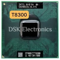 Intel Core 2 Duo T8300 SLAPA SLAYQ แล็ปท็อปโปรเซสเซอร์ CPU 2.4 GHz Dual Core Dual Thread 3M 35W ซ็อกเก็ต P