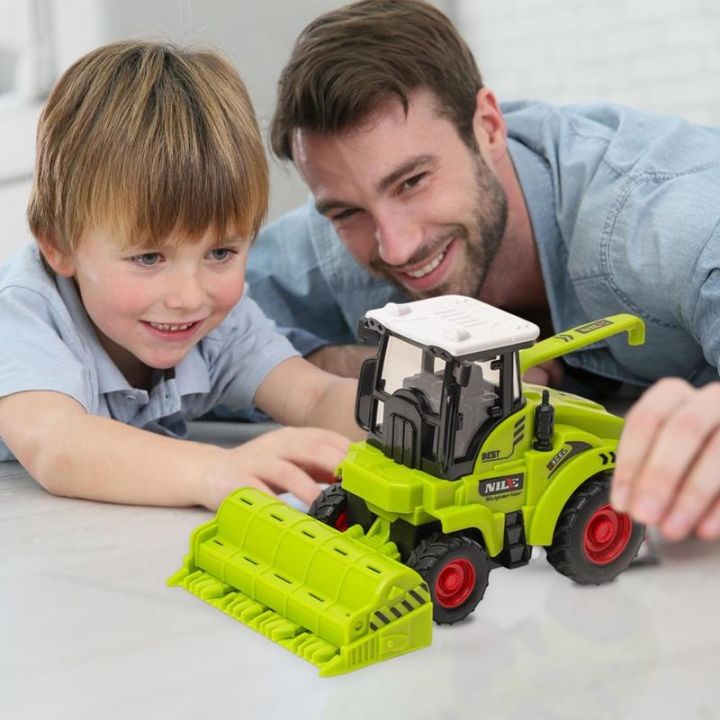 cartoon-tractor-truck-inertia-engineering-simulated-harvester-children-boy-pull-back