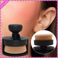 Cutate แปรงรองพื้น Kuas Blush ON ใบหน้ามืออาชีพพร้อมฝาปิดป้องกันมินิผงเหลวรองพื้นแปรงแต่งหน้าอุปกรณ์เสริมสำหรับครีมเดินทาง