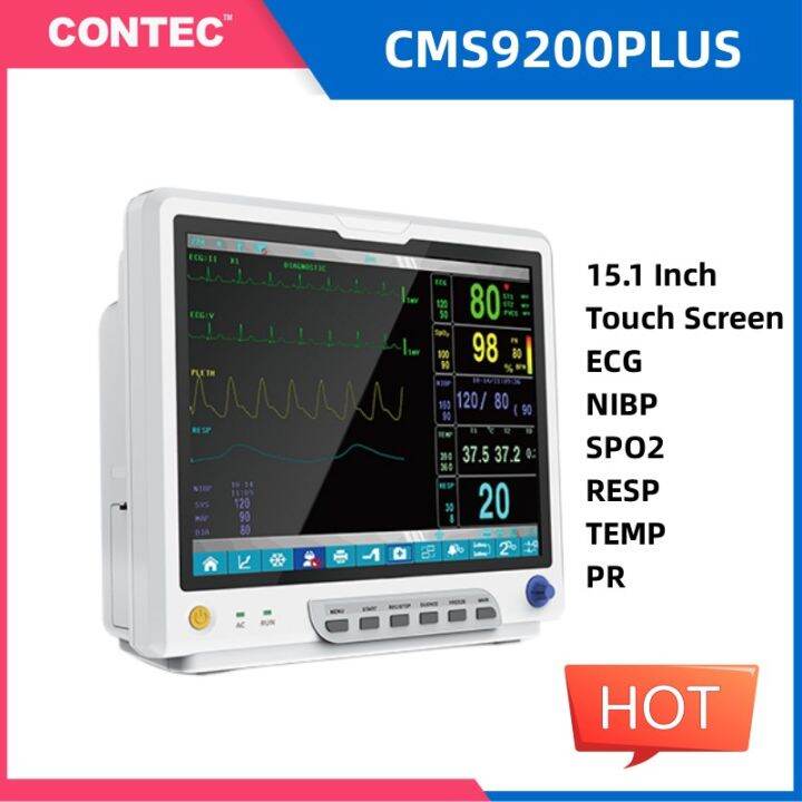 CONTEC CMS9200PLUS Touch Screen ICU Patient Monitor Vital Signs Monitor