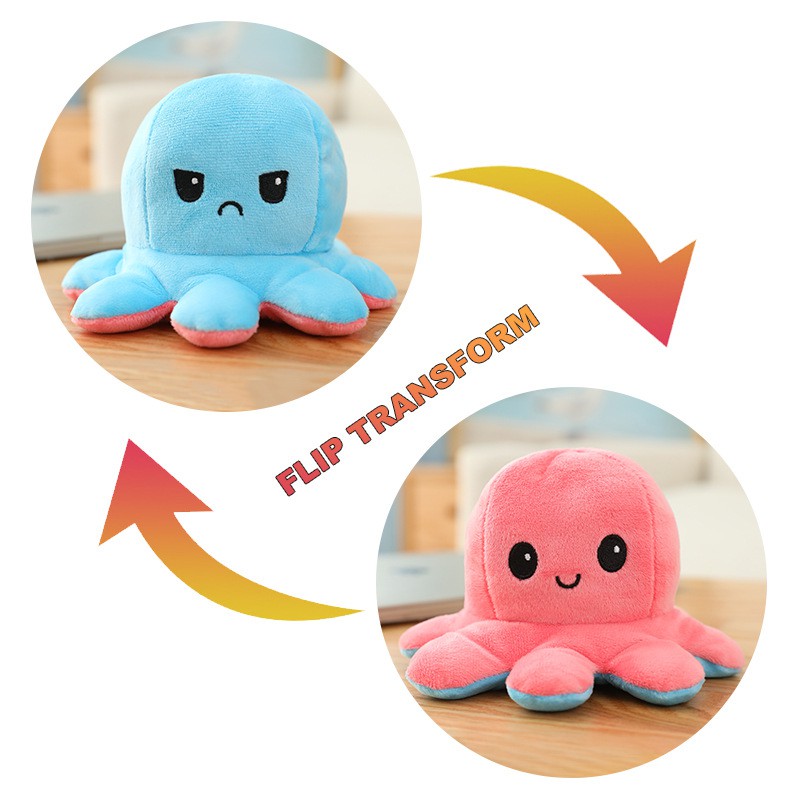 Small Octopus Plush Pillow Toy,2021 New Cute Cartoon Super Soft Stuffed Toys for Kids Girlfriend Lover Durable Doll Toys Home Puppy Animal Pillow Waist Cushion Pink 