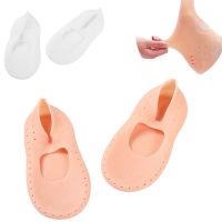 ❄◈✘ 1 Pair Silicone Foot Chapped Care Tool Moisturizing Gel Heel Socks Cracked Gel Sock Silicone Foot Care Tool Feet Protector