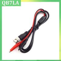 1M BNC Male Plug Connector Cable to Dual Alligator Clip DIY Test Probe Leads Wires Crocodile Clips Roach QB7LA