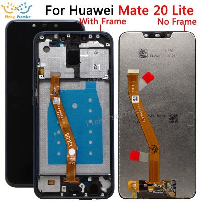 จอแอลซีดีสำหรับ Huawei Mate 20 Lite แทนโดยหัวเว่ยชิ้นส่วนจอสัมผัสแอลซีดีของเครื่องแปลงดิจิทัล Huawei Mate 20 Lite