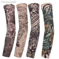 1Pcs New Basketball Outdoor Sport Running UV Protection Arm Cover Flower Arm Sleeves Sun Protection Tattoo Arm Sleeves