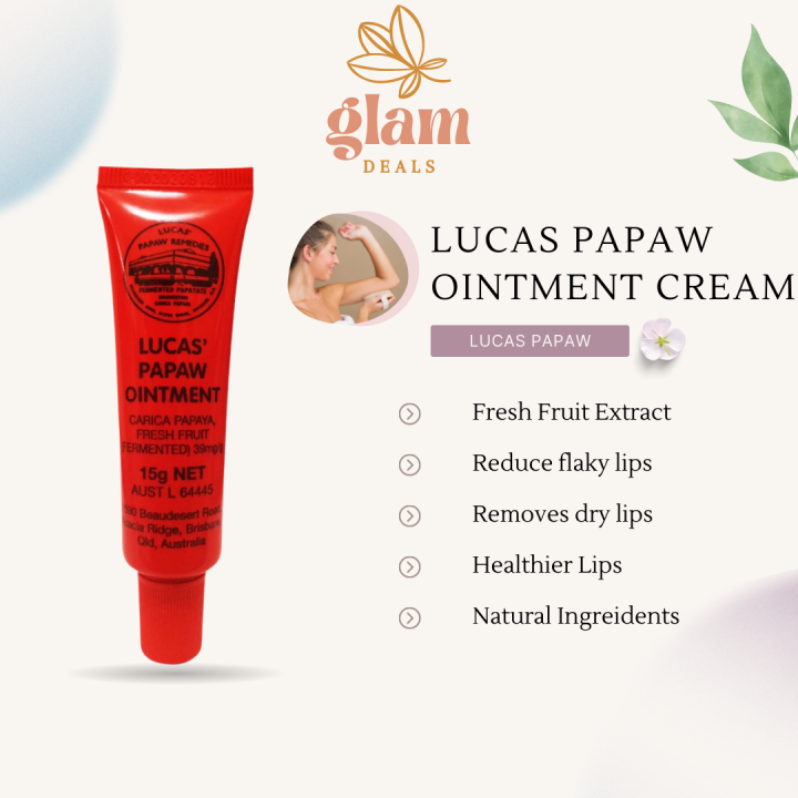 Lucas Papaw Ointment From Australia Natural Plant Essence Whitening Mask Australia Original Lip