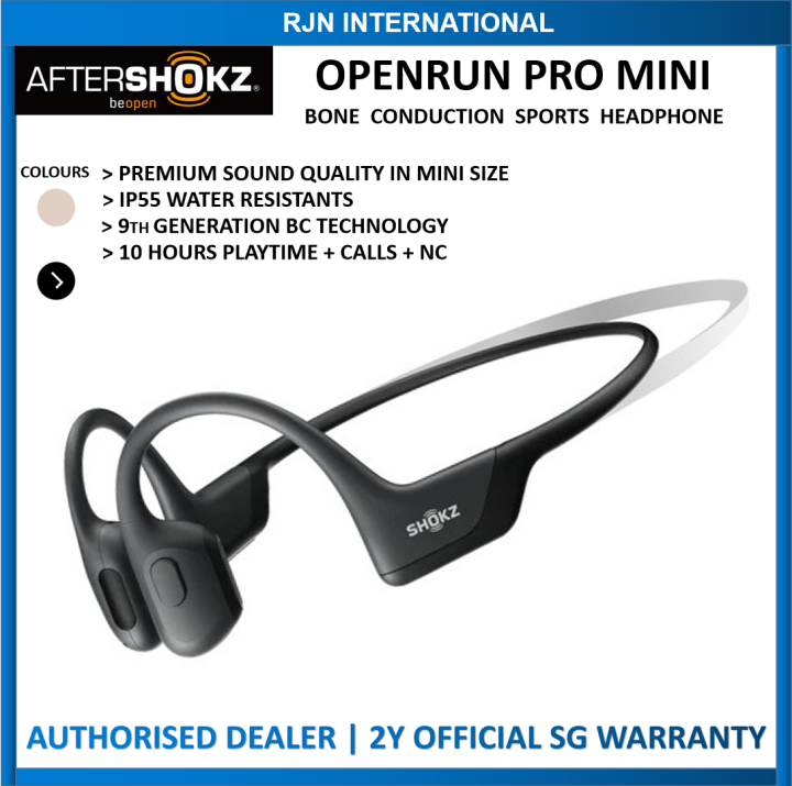 SHOKZ OpenRun Pro Mini Premium Bone Conduction OpenEar Bluetooth Sport