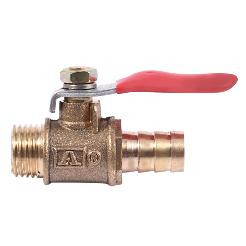 Specification : 4mm Barb Water Volume Control Valve 4/6/8/10/12/14/16mm Hose Barb Brass Full Port L-Port 3 Way Ball Valve Connector Adapter for Water Oil Air Gas Pipeline Valve Control Valve
