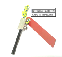 OVERDESIGN FIRE STARTER  FERROCERIUM ROD แท่งจุดไฟ หินไฟ Made in THAILAND