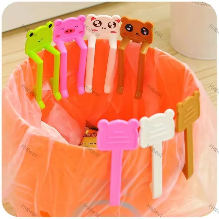 Universal Trash Bag Fixed Clips Waste Basket Rubbish Bin Garbage Can