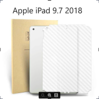 ?????.?ฟิล์มกันรอย หลังเครื่องและขอบข้าง ลายเคฟล่า ไอแพด9.7 (2018) Fiber Back Screen Protector Film For iPad 9.7 (2018)(9.7)