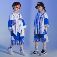 [COD] Hip-hop childrens trendy summer boys and girls hip-hop loose drum performance hiphop catwalk