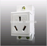 Series สามเฟส Us Eu 3ขาปลั๊ก35มม. Din Rail Mount Modular Socket 16a 250V