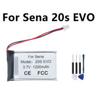 แบตเตอรี่1200MAh สำหรับ Sena 20S EVO ชุดหูฟังหมวกกันน็อคหูฟัง Batterie Accumulator AKKU