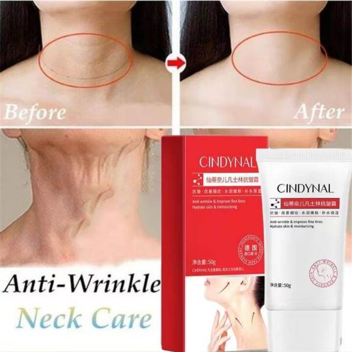 Cindynal Vaseline Face Cream Neck Face Beauty Cream 50g Wrinkles Remover Anti Aging Cream Facial 6479