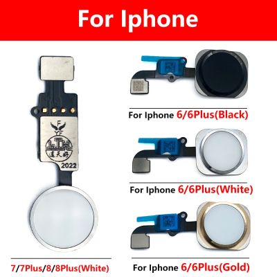 ปุ่มโฮมใหม่สําหรับ iPhone 5S 6 6Plus 6s 6s บวก 8 7 7Plus ปุ่มโฮม Flex Assembly Home Extend Connector Cable No Touch ID
