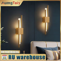 12วัตต์ที่ทันสมัยนำโคมไฟติดผนังโลหะอะคริลิโคมไฟติดผนังในร่มผนัง Sconces แสงตกแต่งภายในสำหรับห้องนั่งเล่นห้องนอนข้างเตียง