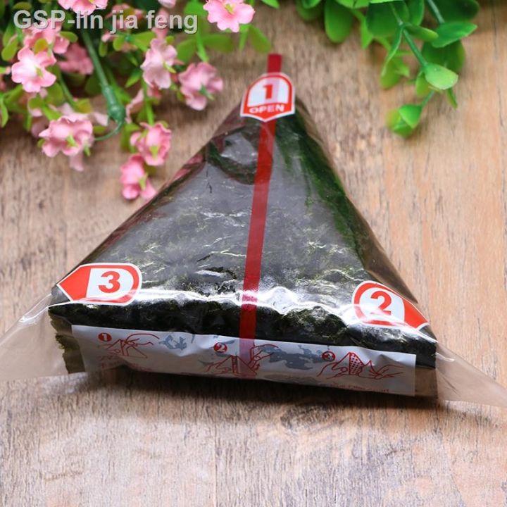 ลิมูซีน-jia-feng-100ชิ้นถุงปิ่นโตสามเหลี่ยม-onigiri-ถุงซูชิฉีกง่ายอุปกรณ์เสริม