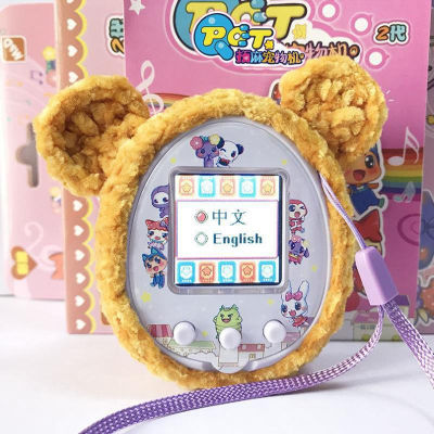 Bandai Tamagotchis หน้าจอสีรุ่น Q มินิการ์ตูนเครื่องสัตว์เลี้ยงอิเล็กทรอนิกส์6th รุ่นเด็กสาวสัตว์เลี้ยงของเล่นของขวัญคริสต์มาส