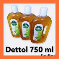 ☬โฉมใหม่ Dettol เดทตอล น้ำยาฆ่าเชื้อโรค750ML❃