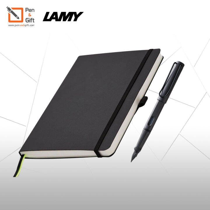 set-lamy-safari-softcover-notebook-a6-fountain-pen-nib-m-with-lamy-gift-box-ชุดสมุดโน๊ตปกอ่อน-a6-ปากกาหมึกซึม-ลามี่-ซาฟารี-หัว-m-0-7-มม-พร้อมกล่องของขวัญลามี่-สมุดจดบันทึก-สมุดไดอารี่-สมุดแพลนเนอร์-pe