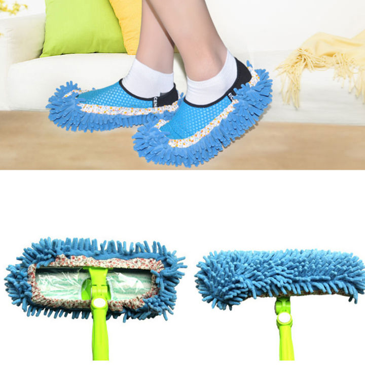 ls-สต็อก-รองเท้าม็อบทำความสะอาด-lazy-quick-house-ขัดปัดฝุ่นทำความสะอาดถุงเท้ารองเท้า