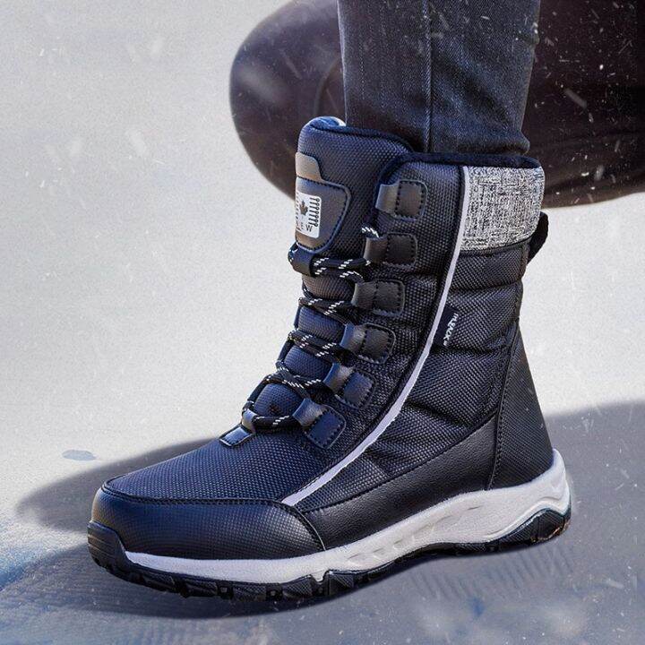 snow boots men waterproof