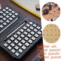 37 Metal letters and numbers/pattern stamp Punch Set for Leather Craft Printing Tools 3.5/6.5MMDIY Leather Stamping Tool Set