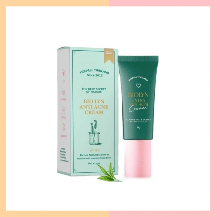 Yerpall Bio Lyn Anti Acne cream ครีมละลายสิวไบโอ | Lazada.co.th