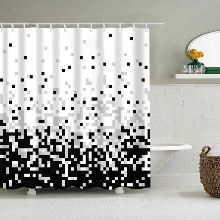 baltan-home-ly1-mosaic-tile-lattice-influencer-bathroom-storage-cleaning-shower-curtain-thickened-dirt-resistant-waterproof-polyester-shower