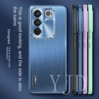 YJD V27เคสสำหรับ Vivo Pro สายรัดโลหะขอบสเตนเลสสตีลเคสโทรศัพท์กันกระแทก