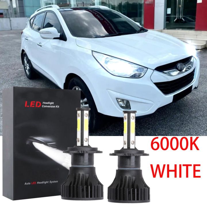 หลอดไฟหน้ารถยนต์-led-6000k-สีขาว-แบบเปลี่ยน-สําหรับ-hyundai-tucson-lm-2010-2011-2012-2013-1-คู่-2pcs