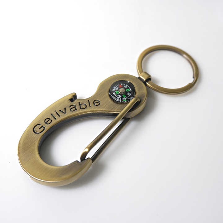 พวงกุญแจ-วินเทจ-พร้อมเข็มทิศ-สำหรับแขวน-กุญแจบ้าน-กุญแจรถยนต์-กุญแจมอเตอร์ไซค์-โลหะผสม-ทรงตะขอ