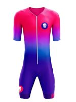 23 short-sleeved triathlon summer childrens adult roller skating suit swimming jumpsuit new cycling suit suit can be customized