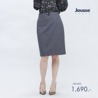 กระโปรงทรงแคบ Jousse skirt กระโปรงปักลายทรงเบสิค (JWIJDG)