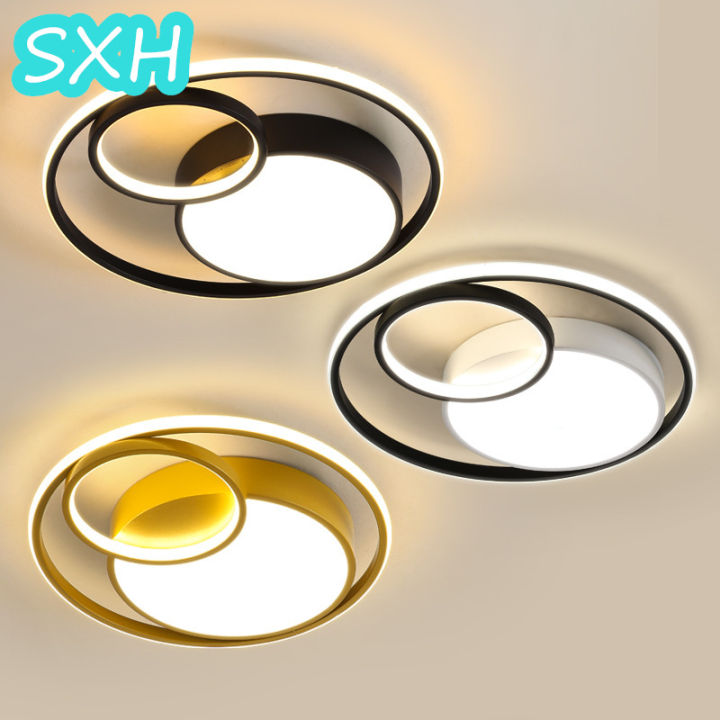 sxh-ไฟ-led-นอร์ดิกความคิดสร้างสรรค์สมัยใหม่เรียบง่ายห้องนั่งเล่นห้องไฟห้องนอน-master-โคมไฟติดเพดานใหม่หรูหรา