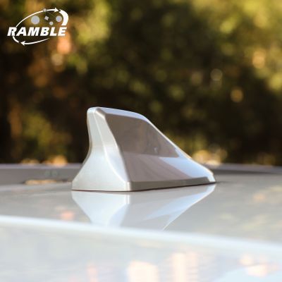 【JH】 Ramble Brand Car Roof Fin Antenna Cover Sticker Base Carbon