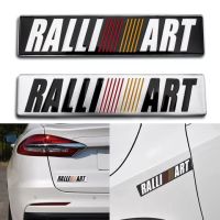 1ชิ้นอลูมิเนียมสติกเกอร์รถ Ralliart ป้ายหางสติกเกอร์สำหรับ Mitsubishi Lancer 10 3 9 EX Outlander 3 ASX L200รถ Decal อุปกรณ์เสริม