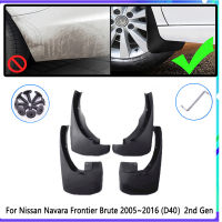 4 PCS Car Mud Flaps for Nissan Navara Frontier Brute D40 2005~2016 Mudguard Splash Guards Fender Mudflaps Auto Accessories