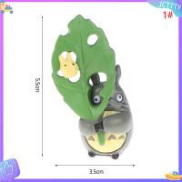 ? JCTTTY ? 1PC Totoro ตัวเลขรุ่น Totoro Girl กับ Leaf Model My Neighbor Totoro KID Toy