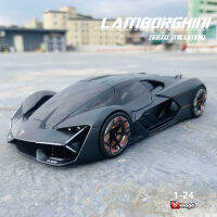 Bburago 1:24 Lamborghini Third Age Concept Terzo Millennio รถของขวัญแบบจำลองรถจากโลหะอัลลอยด์ของเล่นแบบชุดสะสม