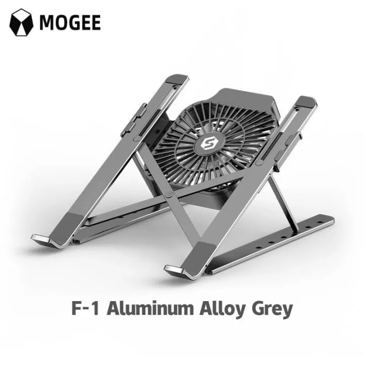 MOGEE F3 Aluminum Alloy Laptop Stand With Cooling Fan Laptop Stand