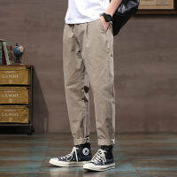 Factory Outlet British MenS Leisure Pants Spring And Summer Small Straight Fashion Workers Versatile Cotton Loose