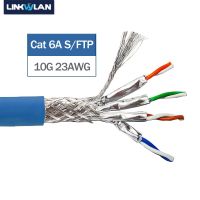 Cat7เครือข่าย10Gbit Cat6a สายทองแดงแท่งสายเคเบิลติดตั้ง SFTP AWG23รองรับ Poe LSZH/Poe +/4Ppoe J85